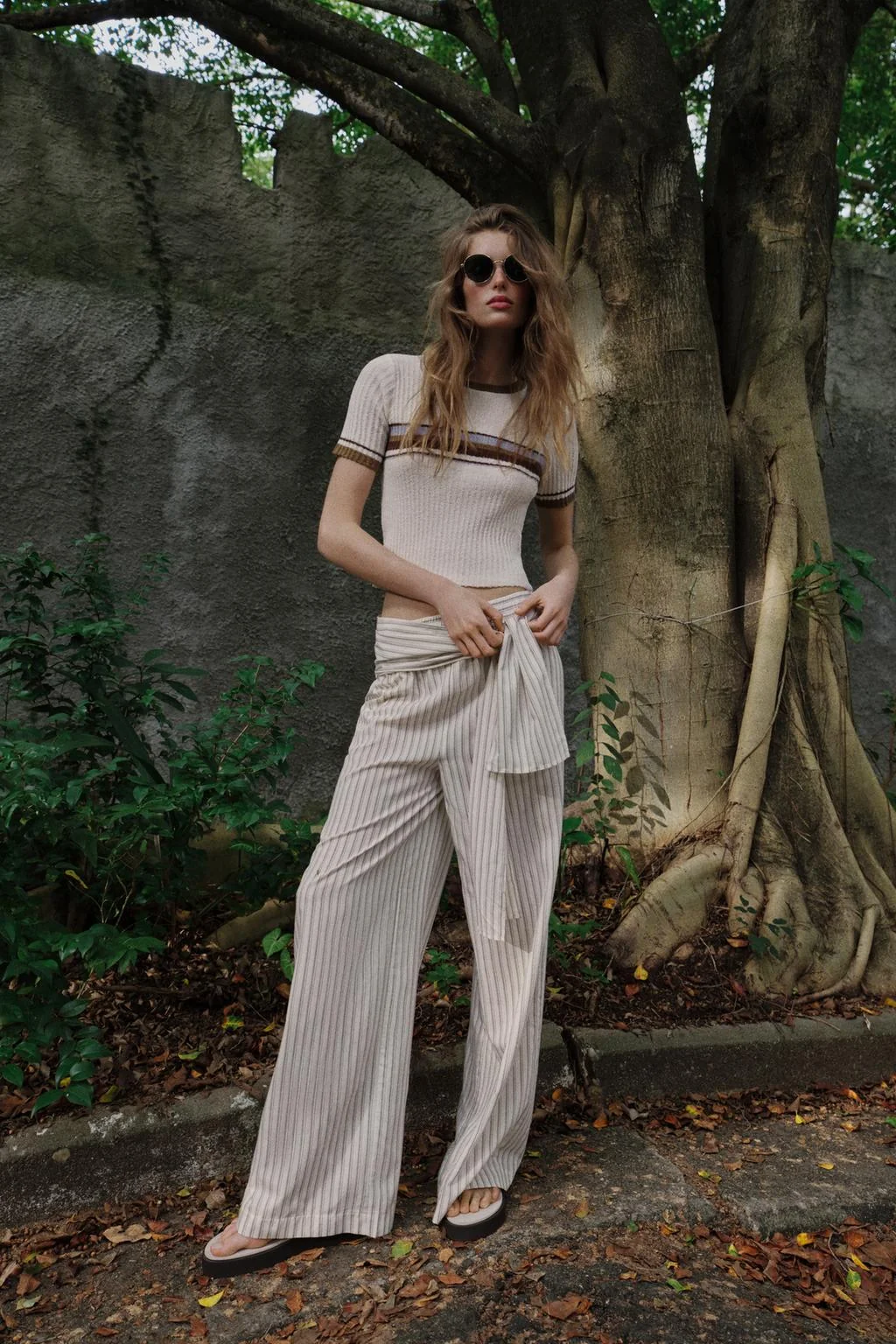 ТОП С ПОЛОСКАМИ В ДЕРЕВЕНСКОМ СТИЛЕ