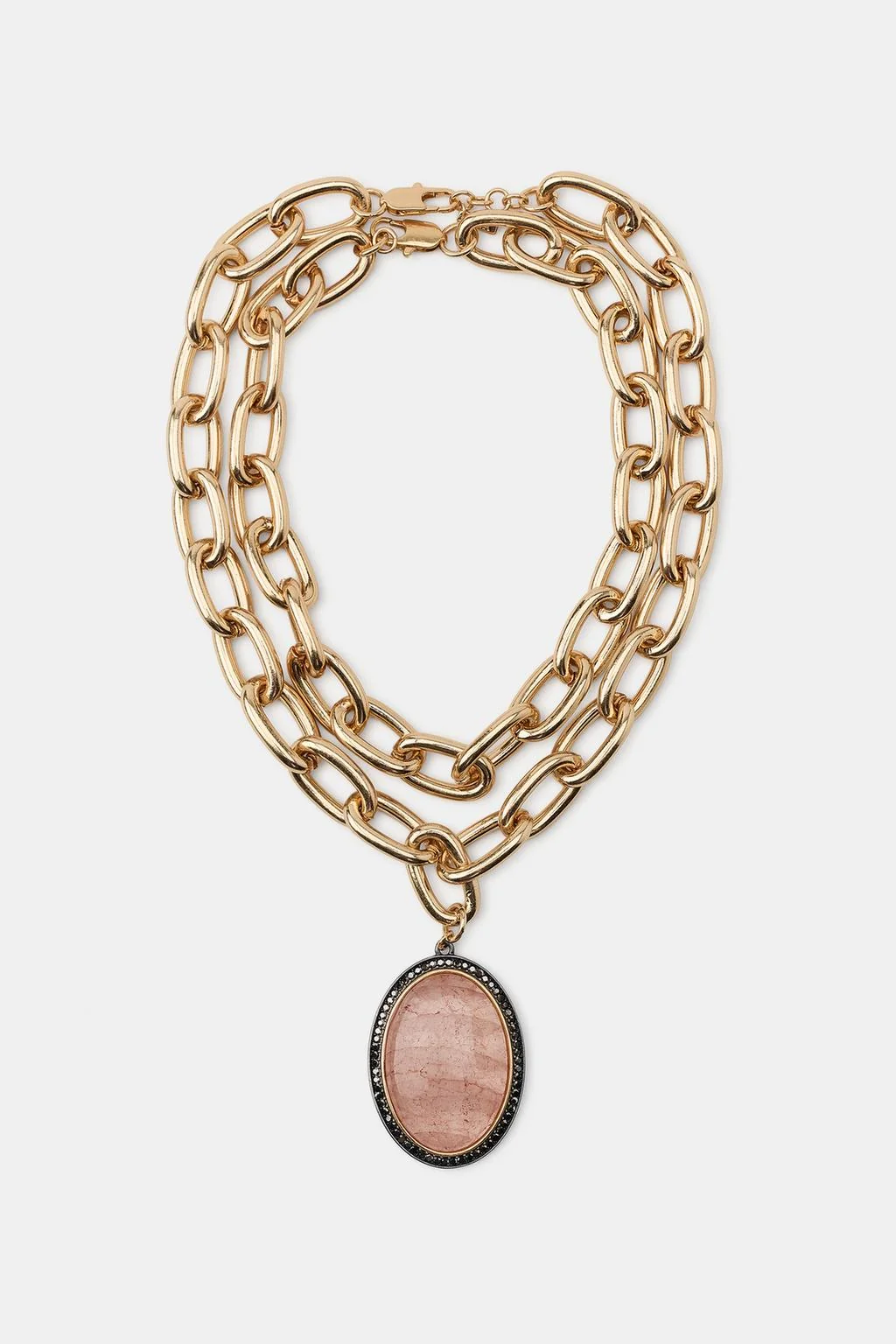 ПАРА МАКСИ-ЦЕПОЧЕК С КАМНЯМИ