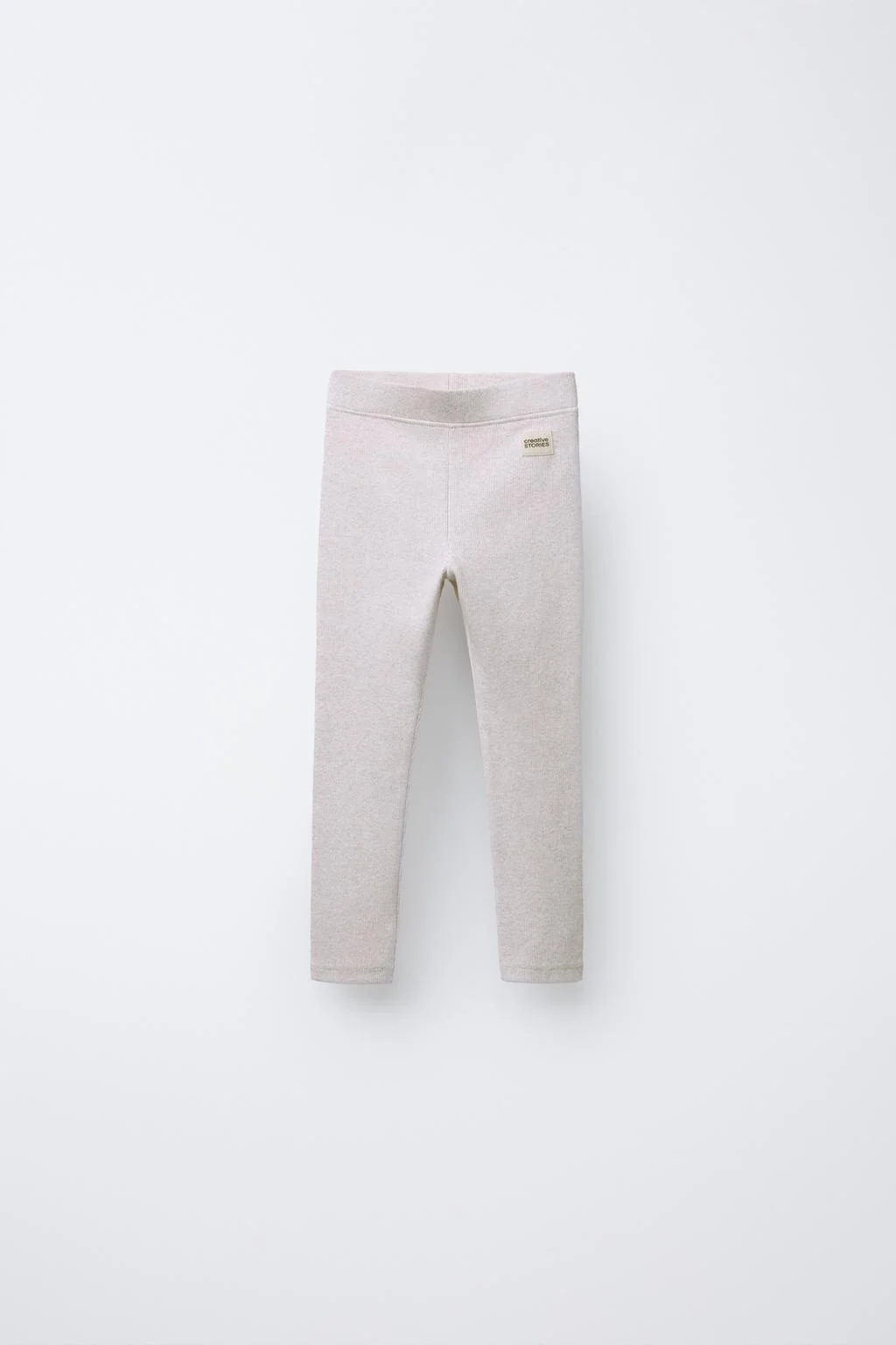 Рубчатые леггинсы с этикеткой