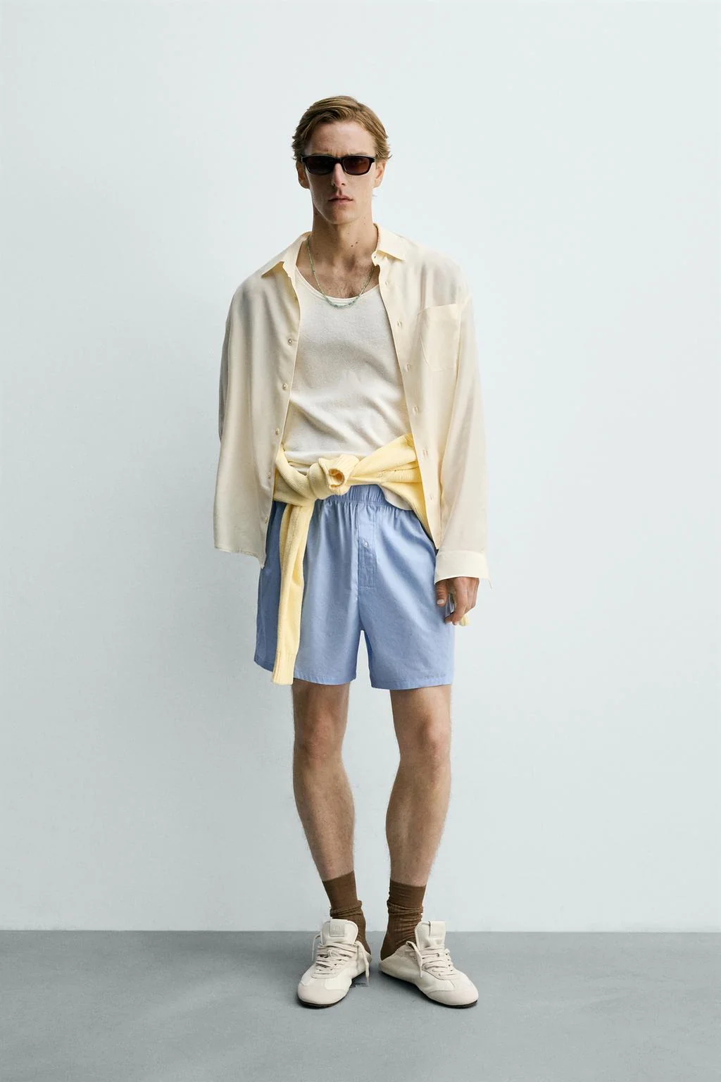 ПЛАВНАЯ БАМБУКОВАЯ - ШЕЛКОВАЯ РУБАШКА