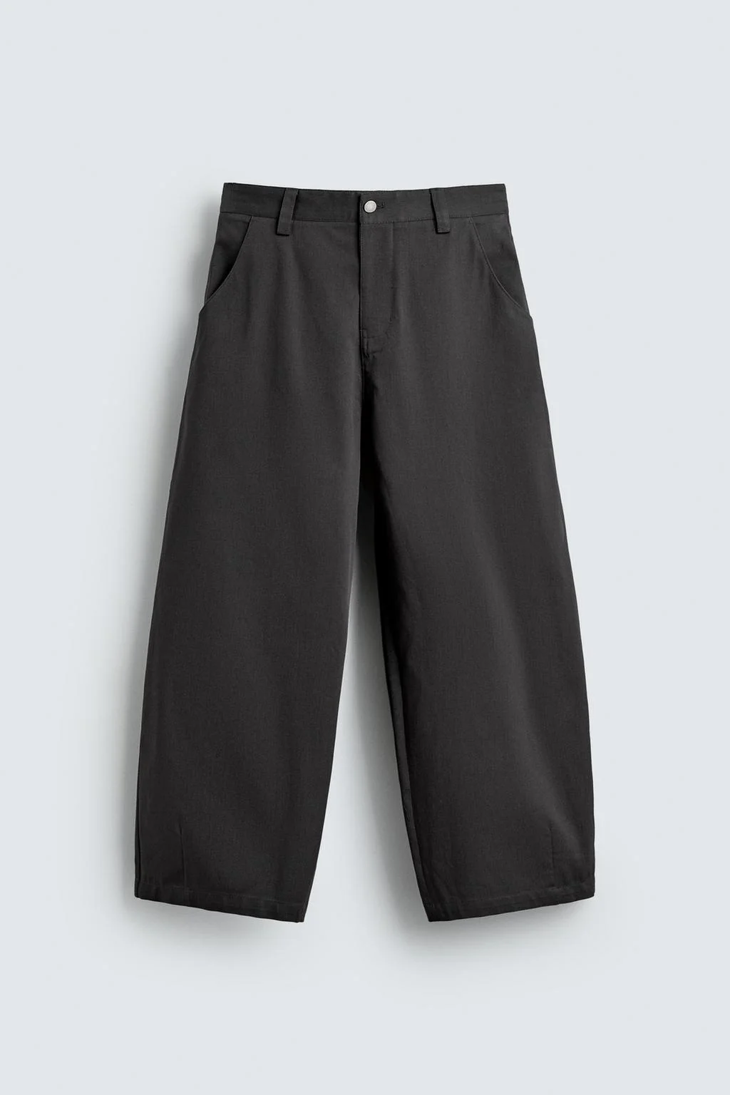 ВЫСОКАЯ ПОЯСНИЦА ШИРОКИЕ ШТАНЫ КРОПЕДЖ