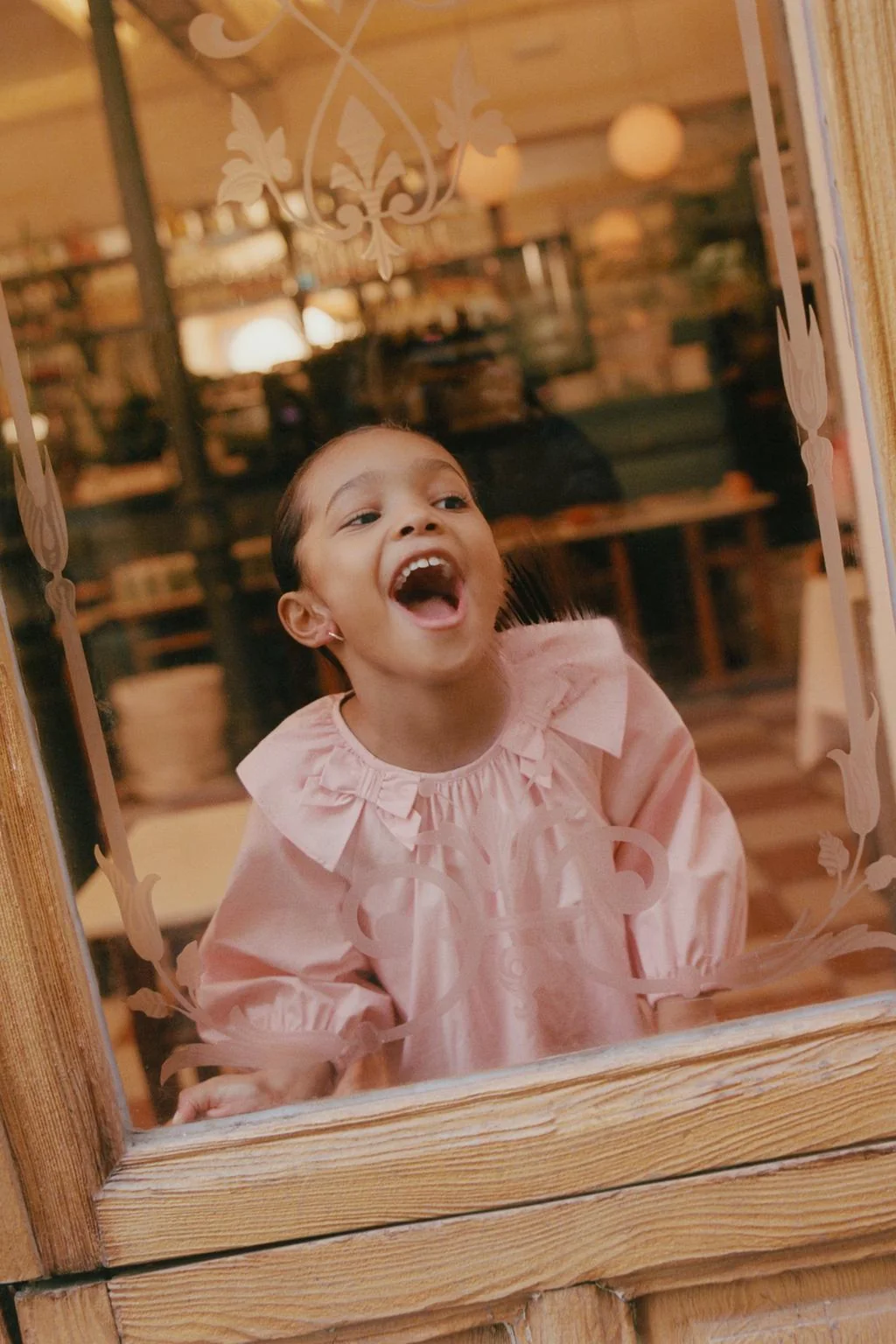 Платье из поплина с бантом