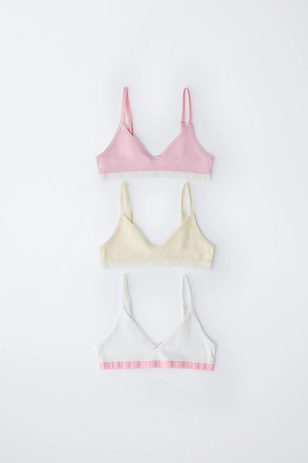 9-14 ЛЕТ/ ТРЁХПАК КОНТРАСТНЫХ ТОПОВ