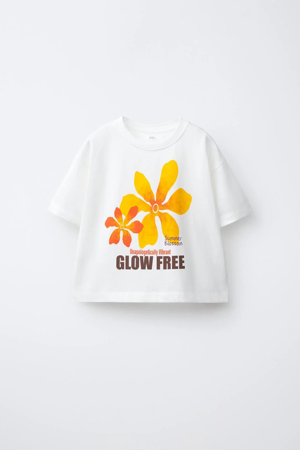 ФУТБОЛКА С ЦВЕТОЧНЫМ ПРИНТОМ