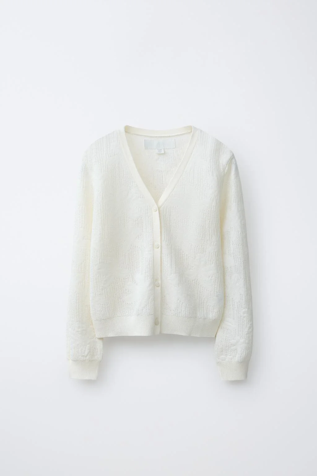 Кардиган из жаккардового трикотажа