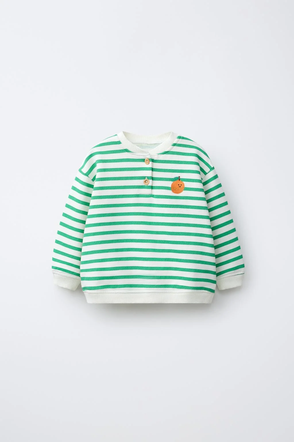 СВИТШОТ С ВЫШИВКОЙ МАНДАРИНОВ