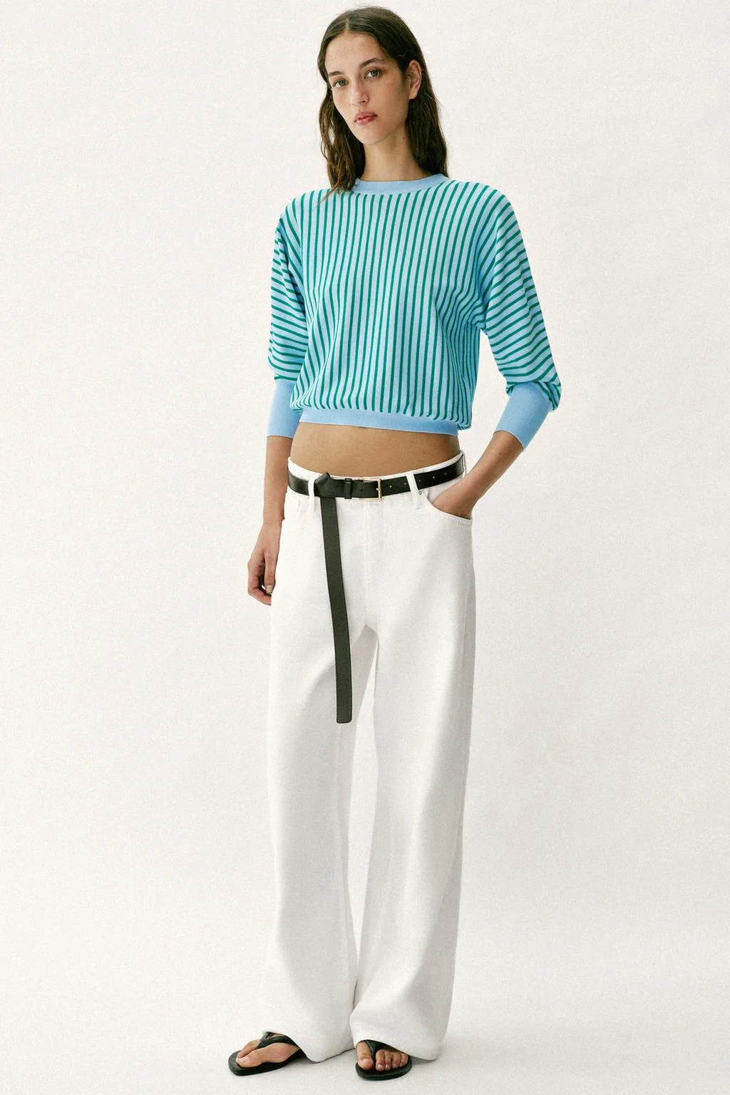 ТРУБЧАТАЯ ФУТБОЛКА В ПОЛОСКУ — THE NEW