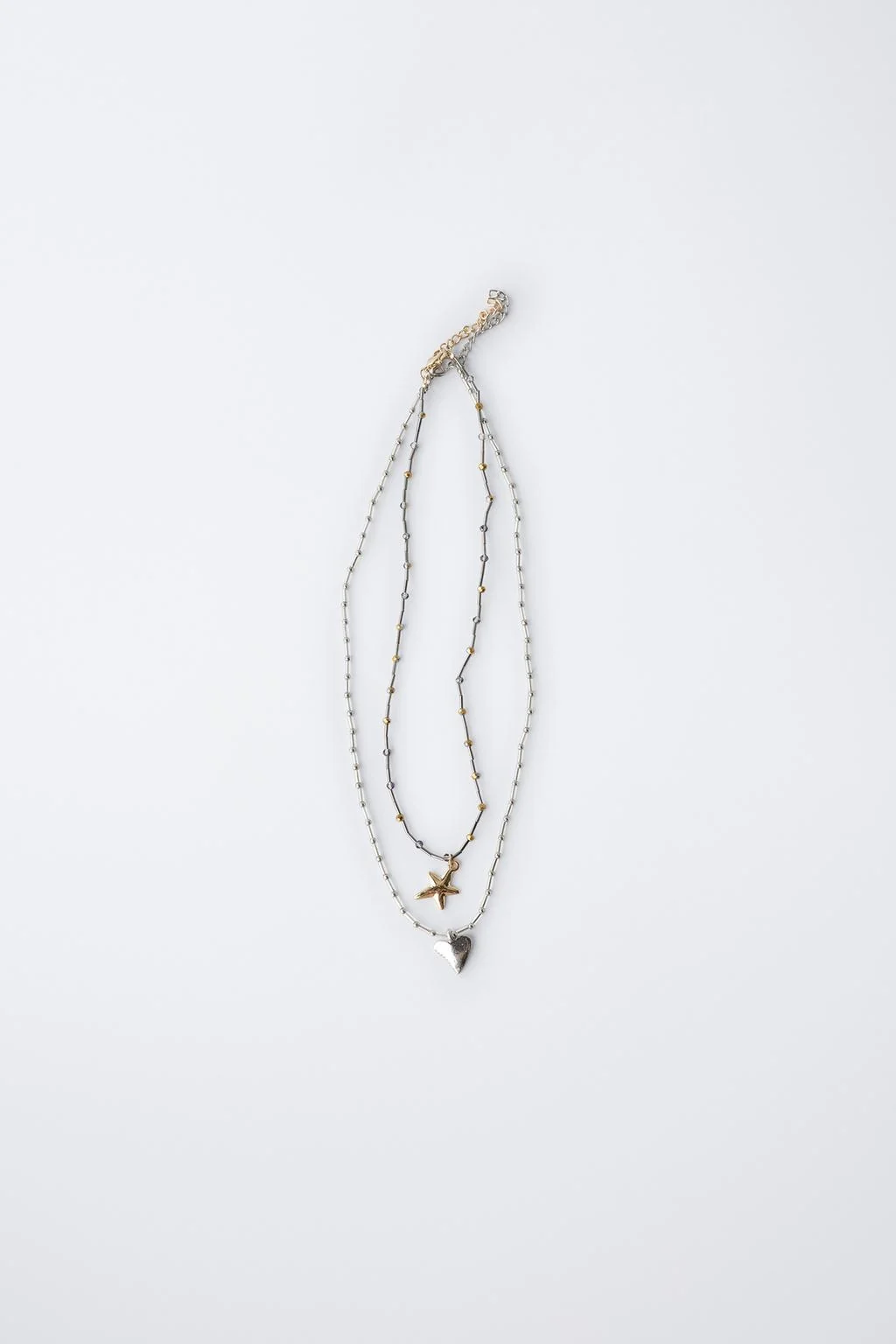 Набор из 2 колец сердце и звезда — Брюски