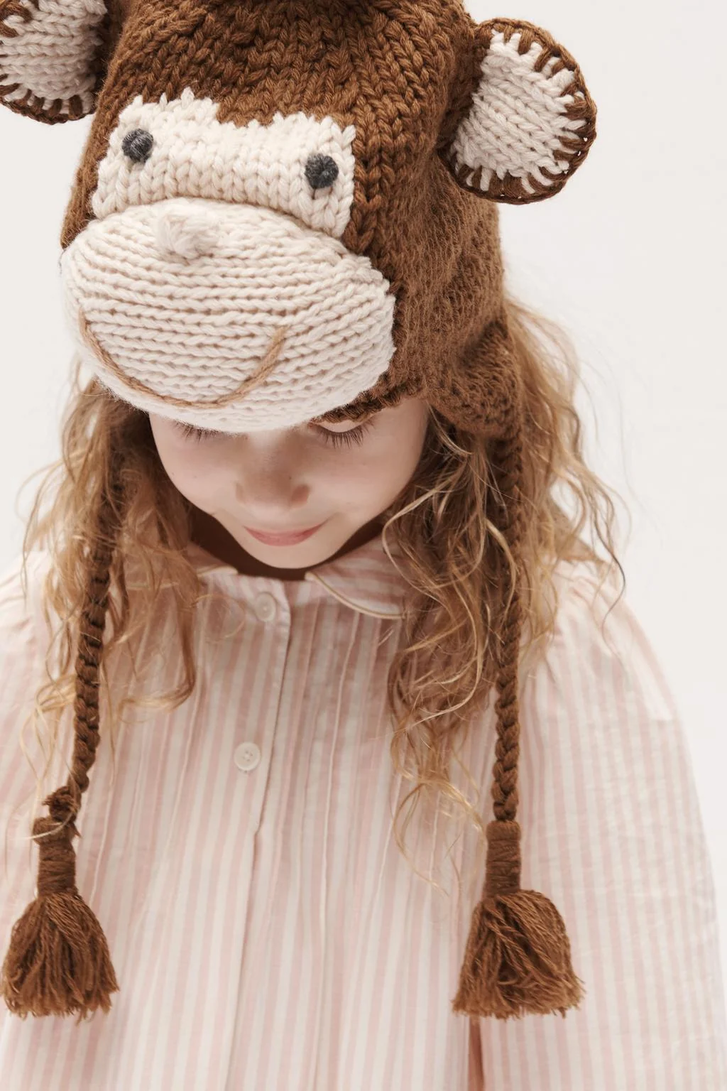 Шапка шерстяная обезьянка ограниченной серии — 6-14 лет | мальчик