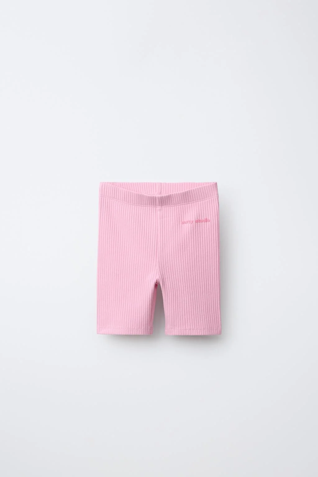 Рубчатые велосипедные леггинсы с тиснёным текстом — Леггинсы