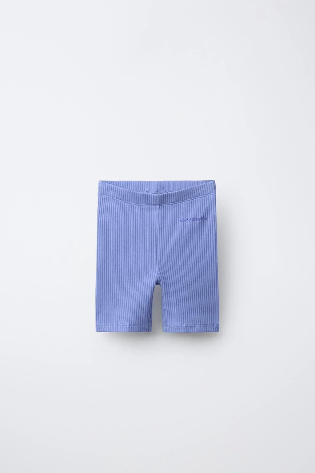 Рубчатые велосипедные леггинсы с тиснёным текстом