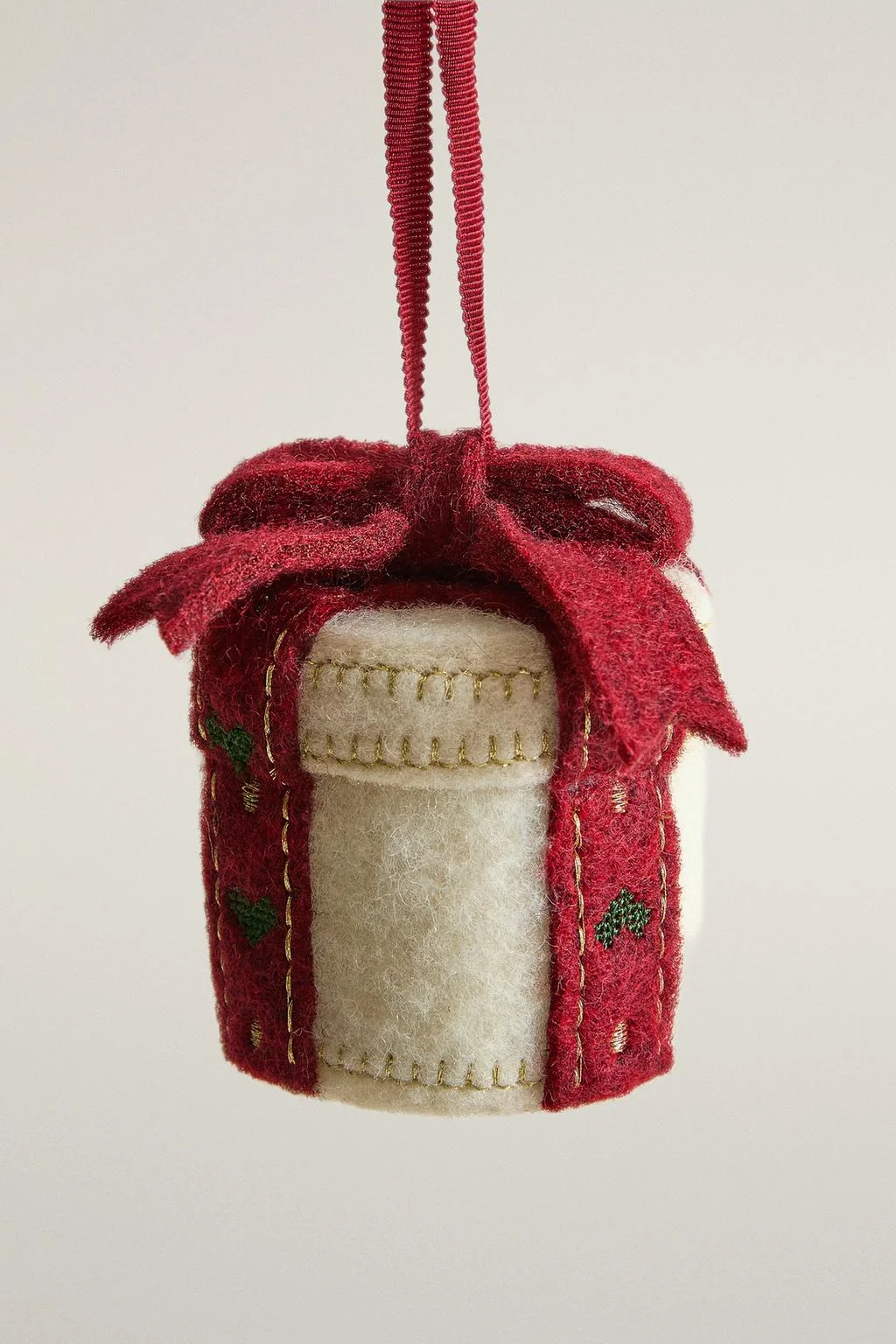 Светящийся рождественский елочный ornament-подарок