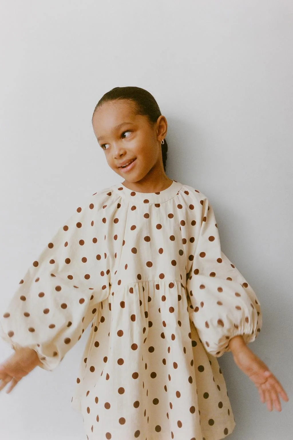 Платье в горошек