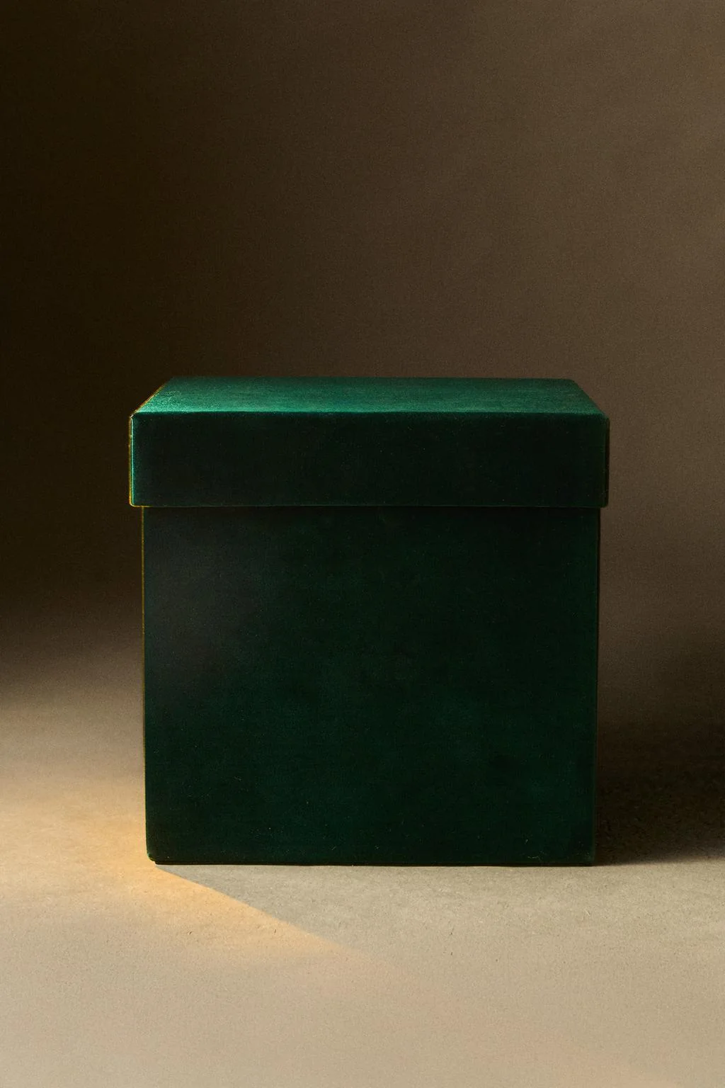 Квадратная бархатная рождественская коробка