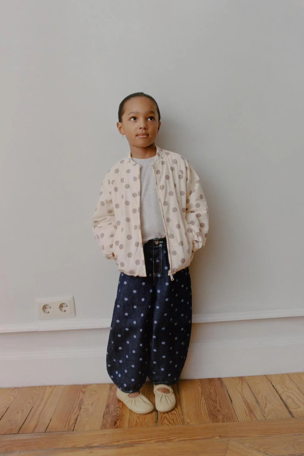 Джинсы баллон с горошком — Трендовые фасоны