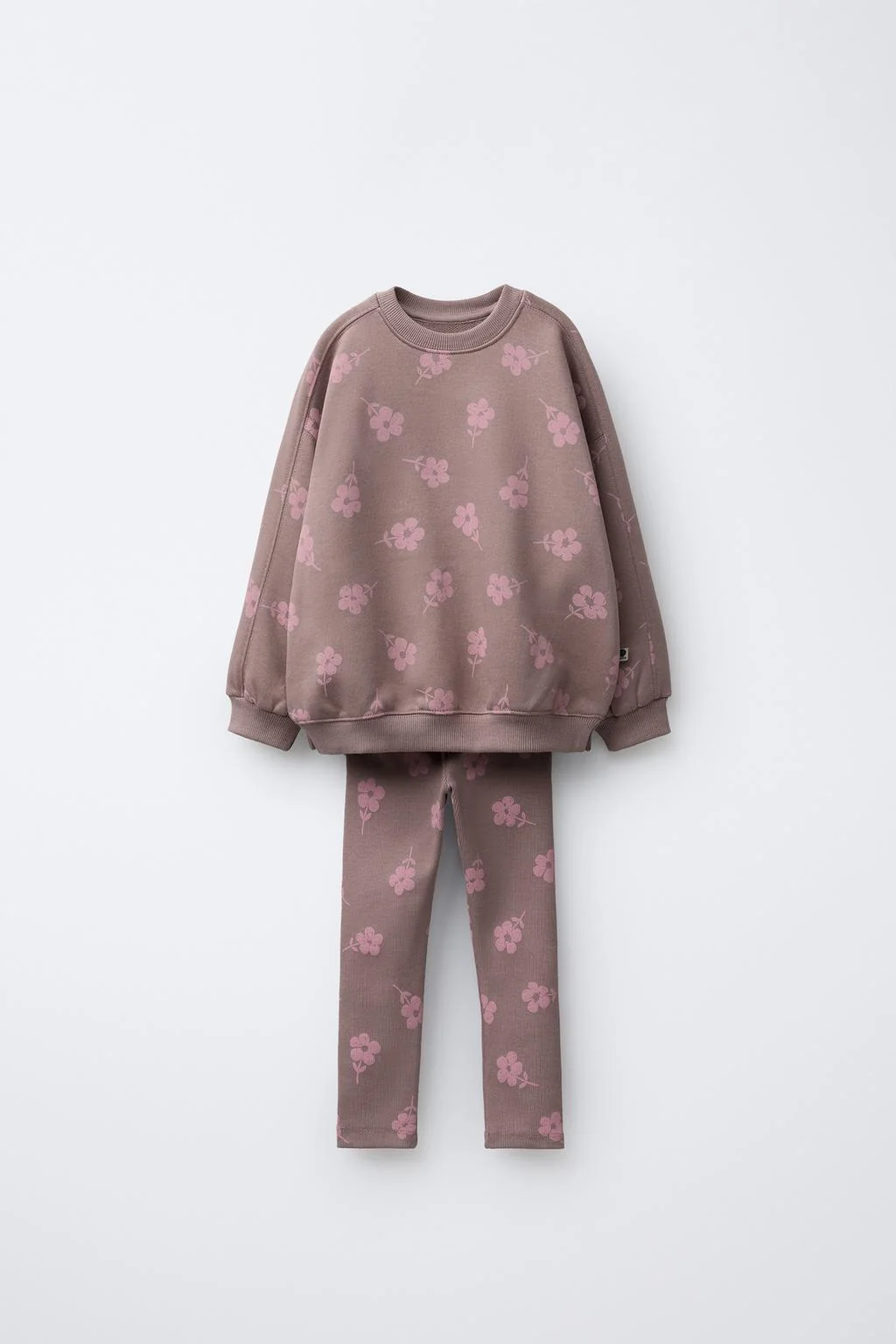 Набор: цветочный свитшот и леггинсы — Леггинсы