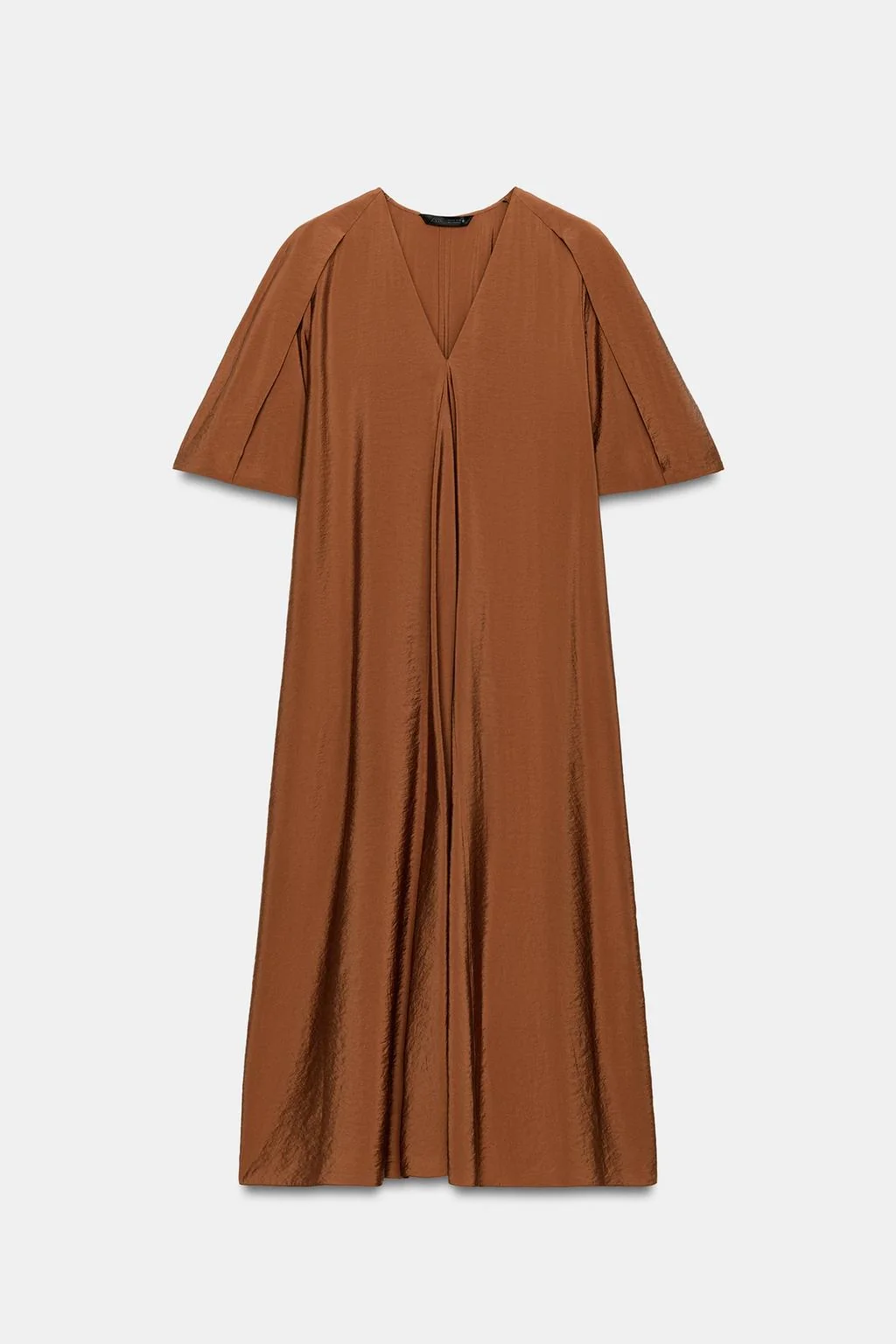 Коллекция ZW Ограниченный тираж текстурированное платье миди