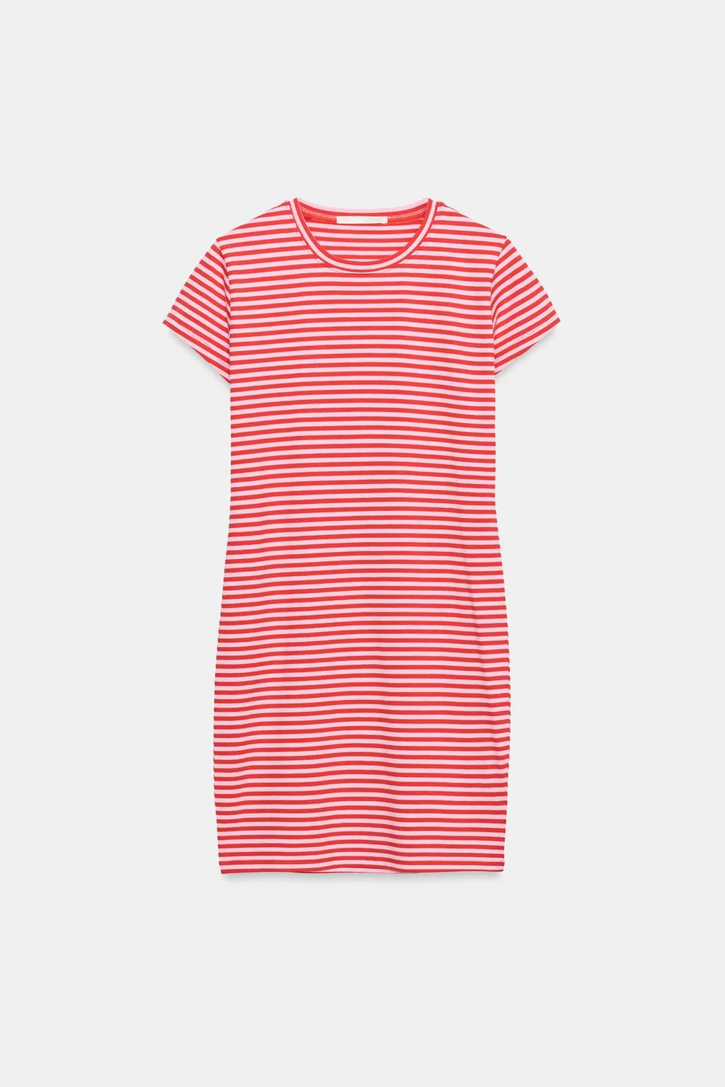 ПЛАТЬЕ ДО КОЛЕН С ПОЛОСКАМИ