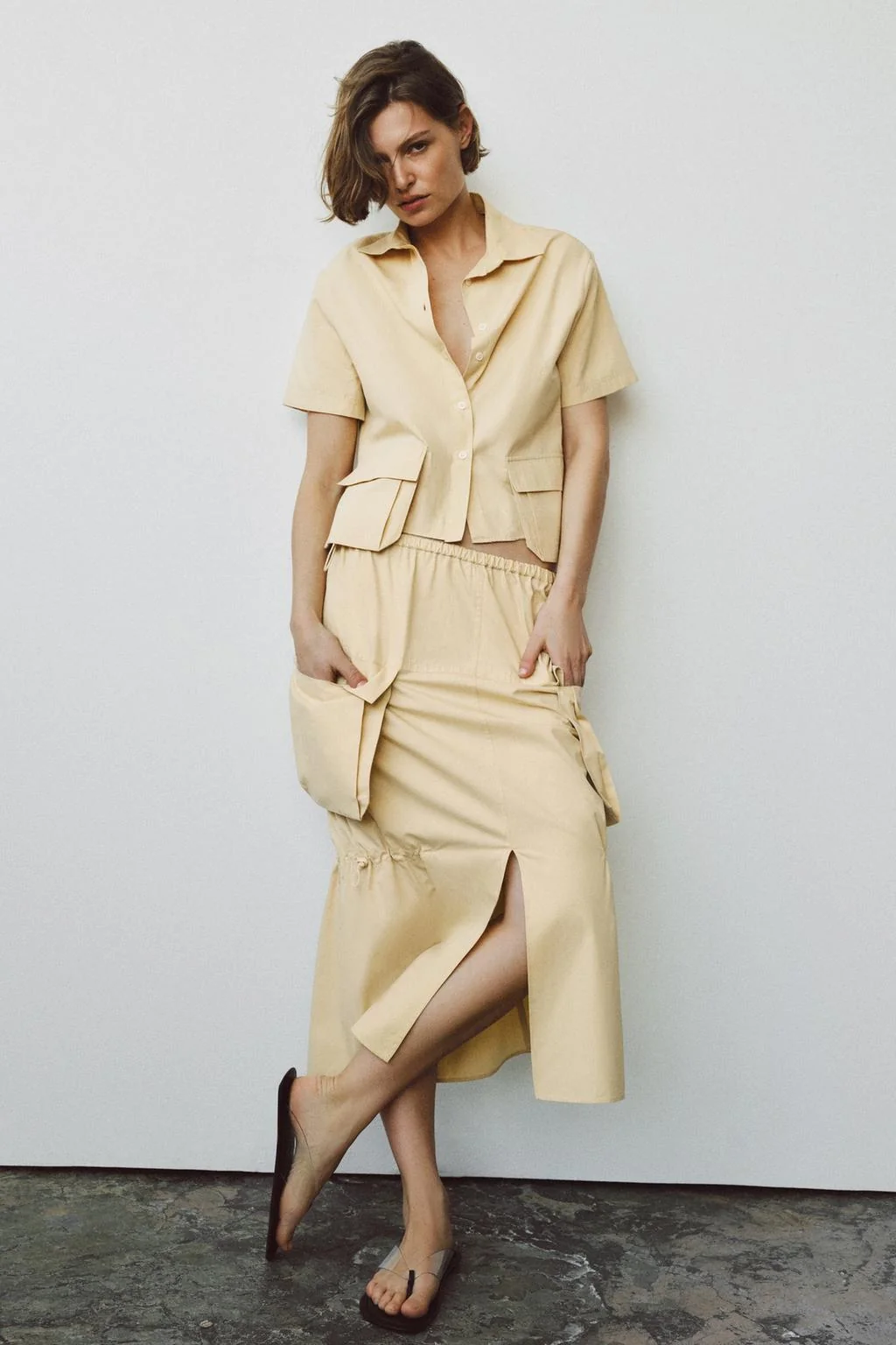 КОЛЛЕКЦИЯ ZW РУБАШКА С КАРМАНАМИ