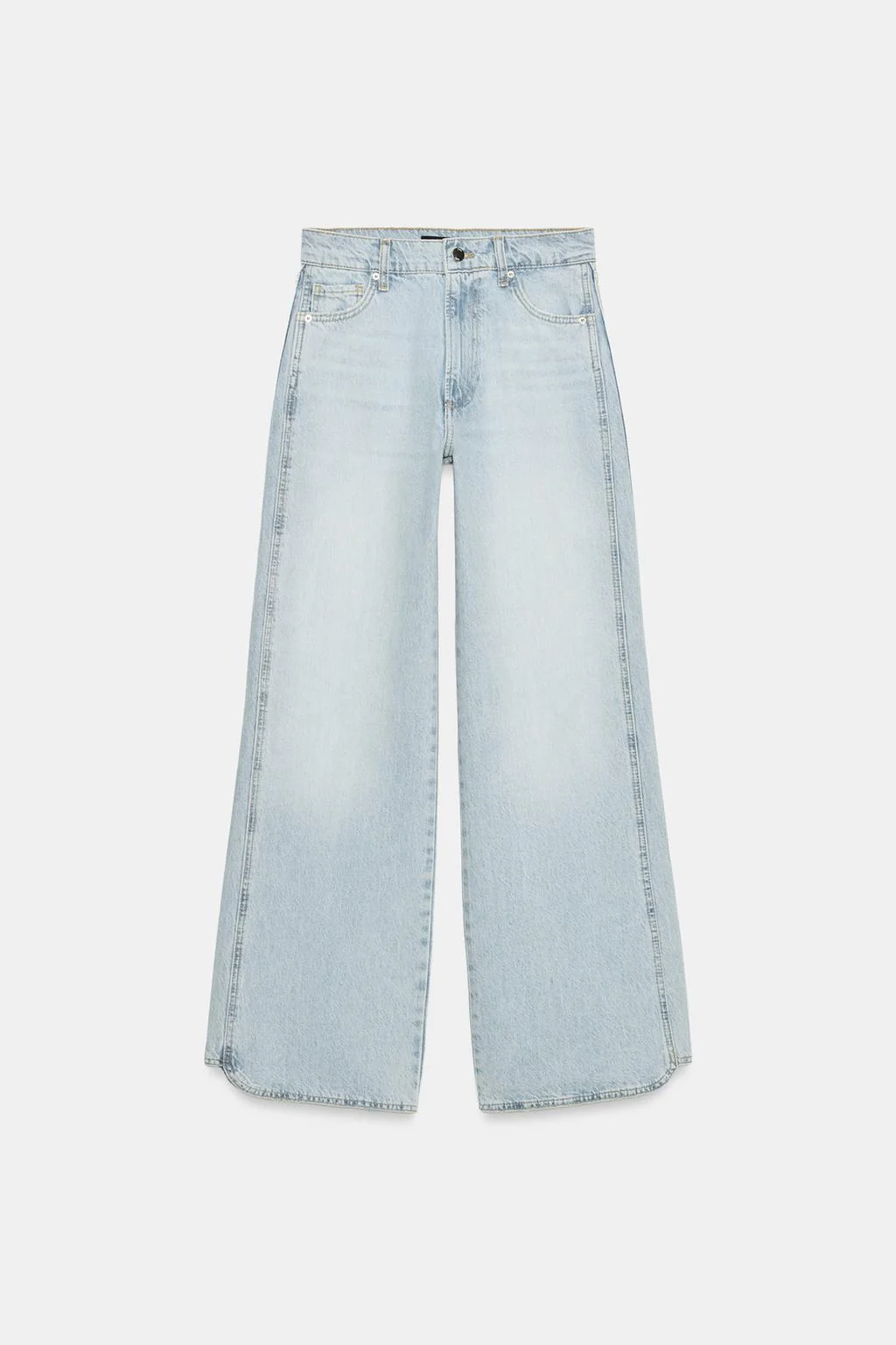 СТРАЙТ ДЖИНСЫ С НИЗКОЙ ПОСАДКОЙ И ДЕТАЛЬЮ ШВА Z1975