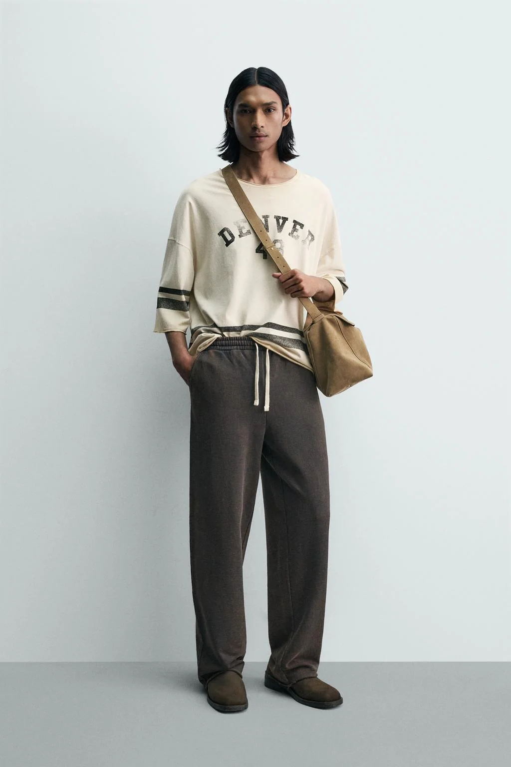 VINTAGE EFFECT WASH BOXY FIT T-SHIRT