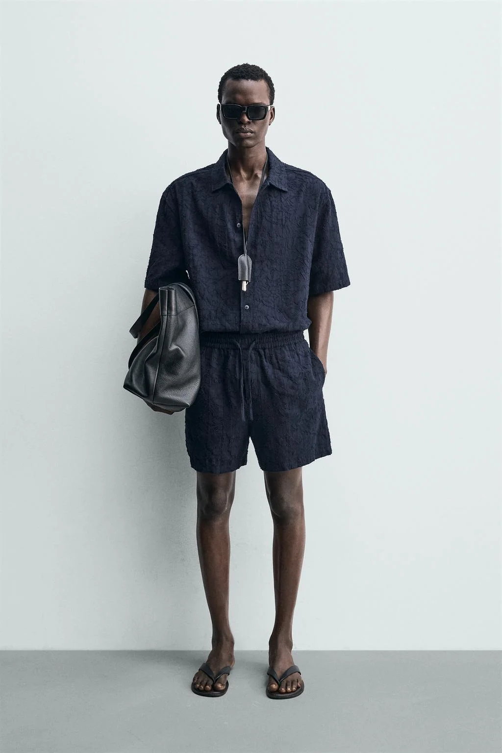 TEXTURED JACQUARD SHIRT