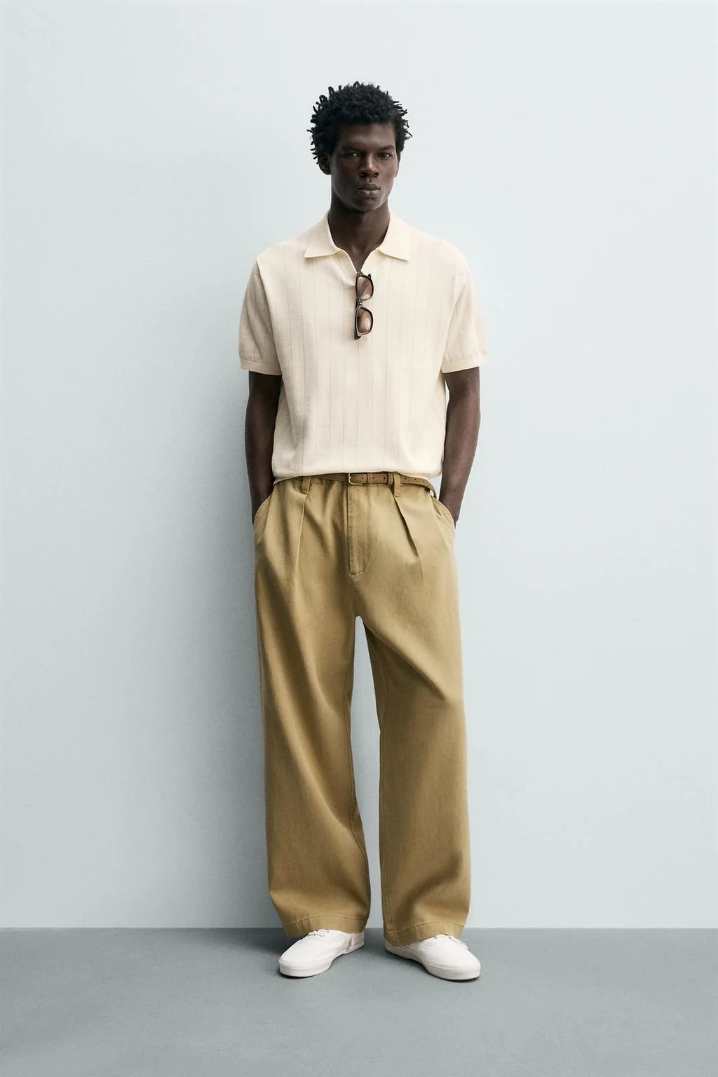 REGULAR FIT KNIT POLO SHIRT