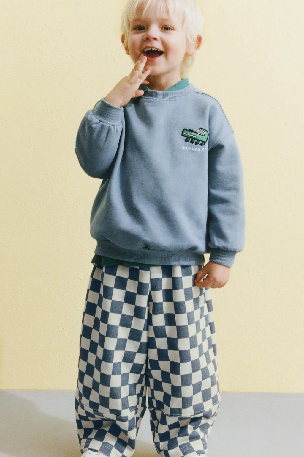 Брюки с эффектом баллон в шахматную клетку — Трендовые фасоны