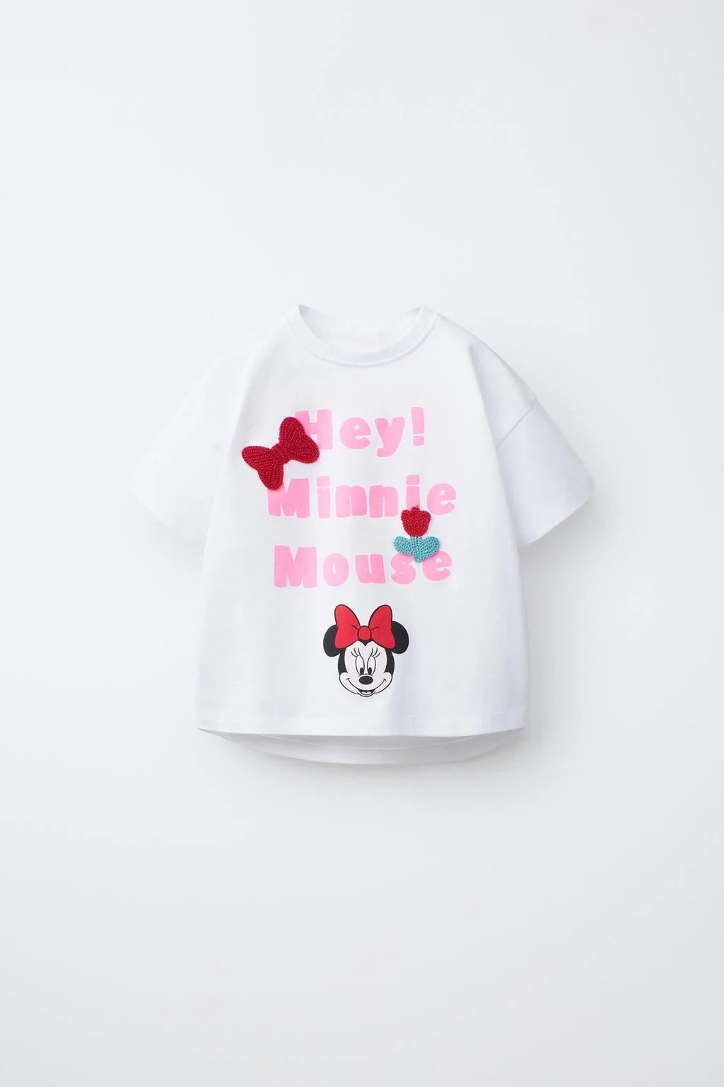 MINNIE MOUSE © DISNEY CROCHET DOT BOW T-SHIRT