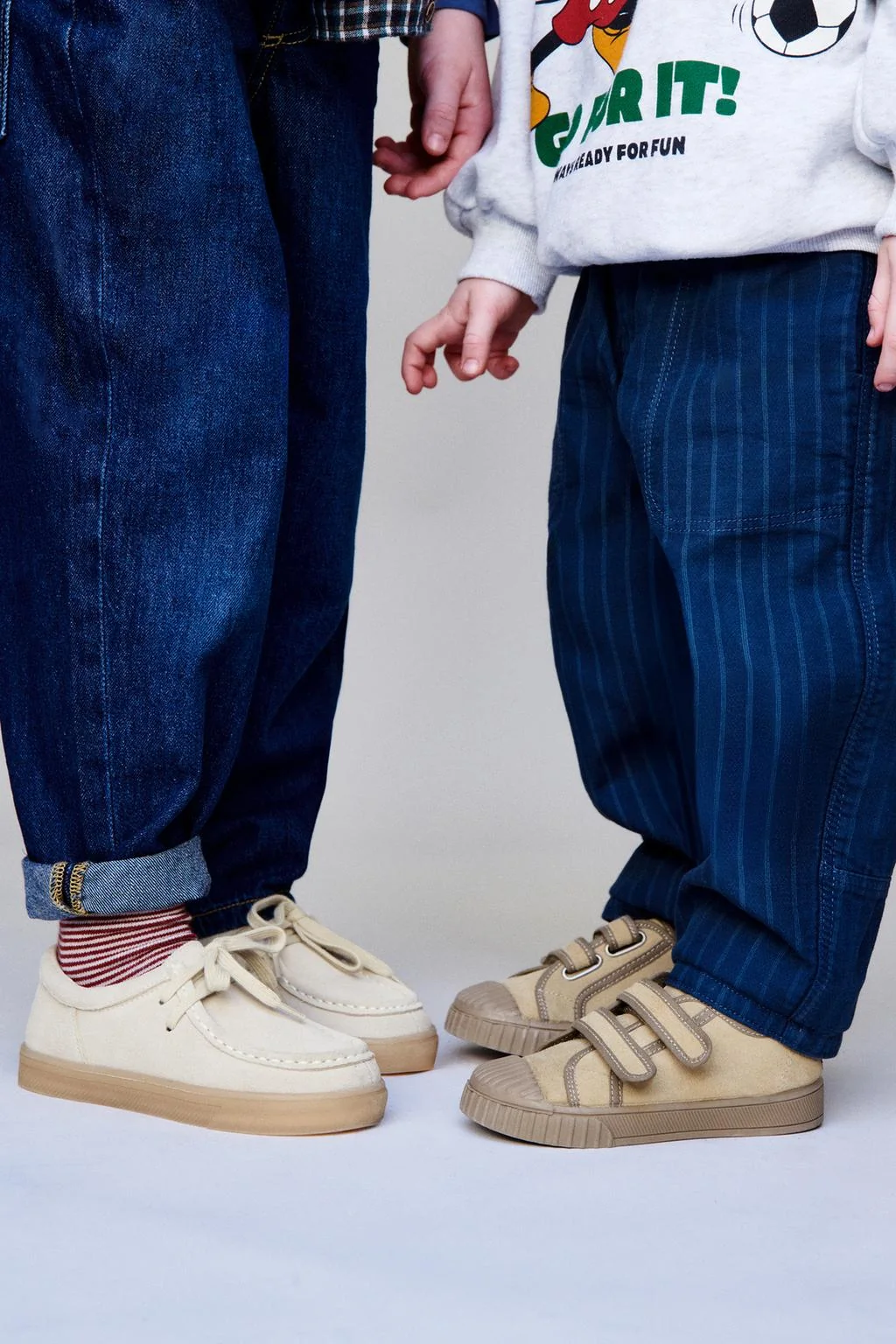 LEATHER MOC TOE SHOES