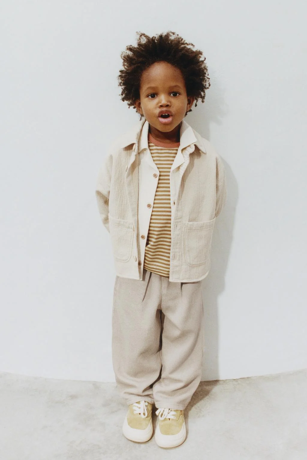 Брюки из твила с драпировкой — Однотонные