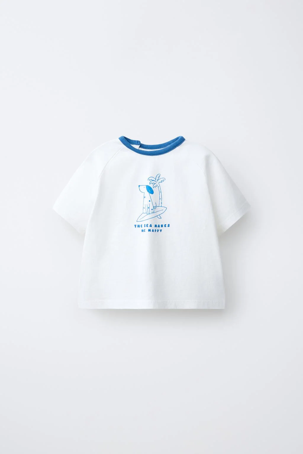 SURF DOG PRINT T-SHIRT