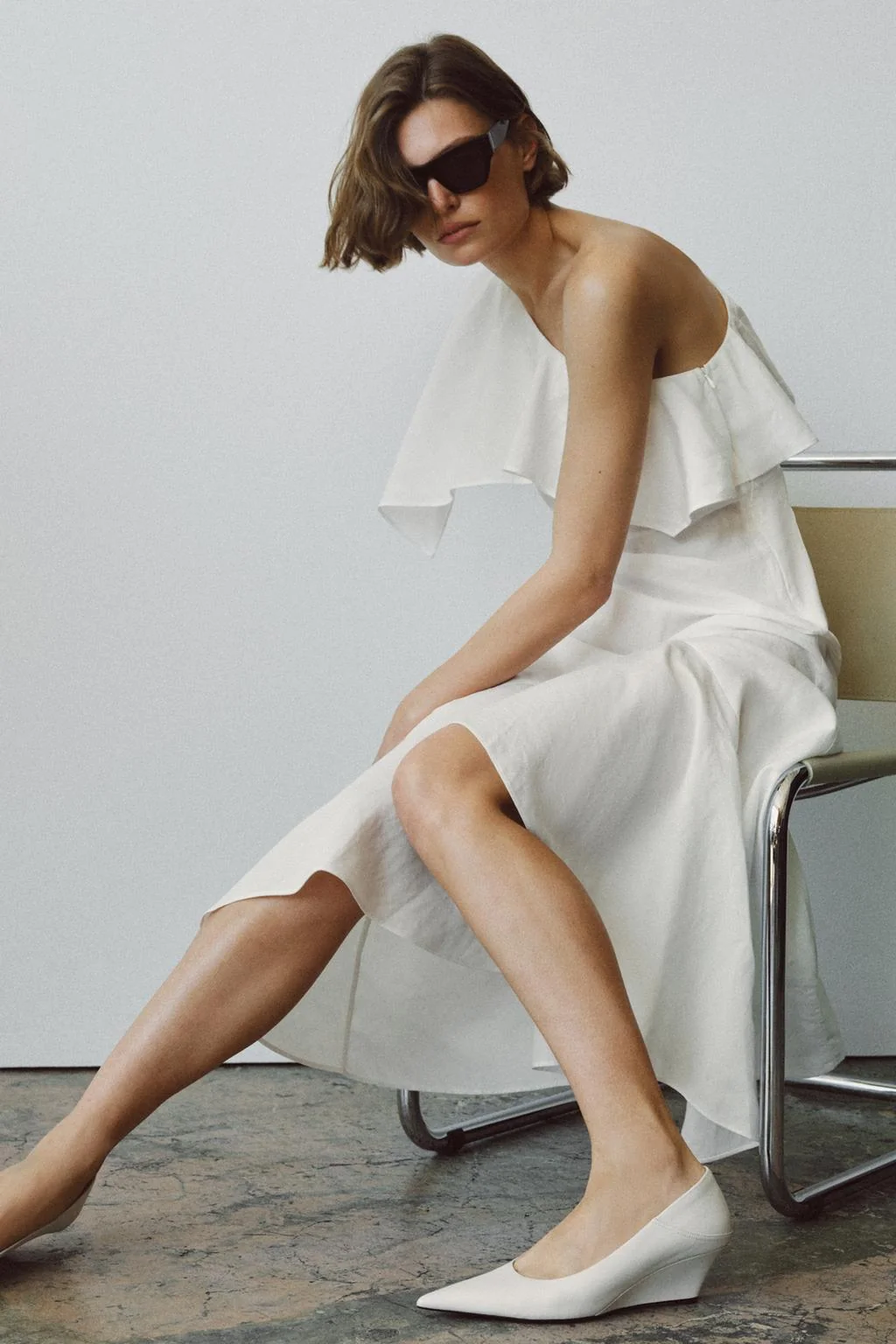 LIMITED EDITION LEATHER WEDGE SHOES