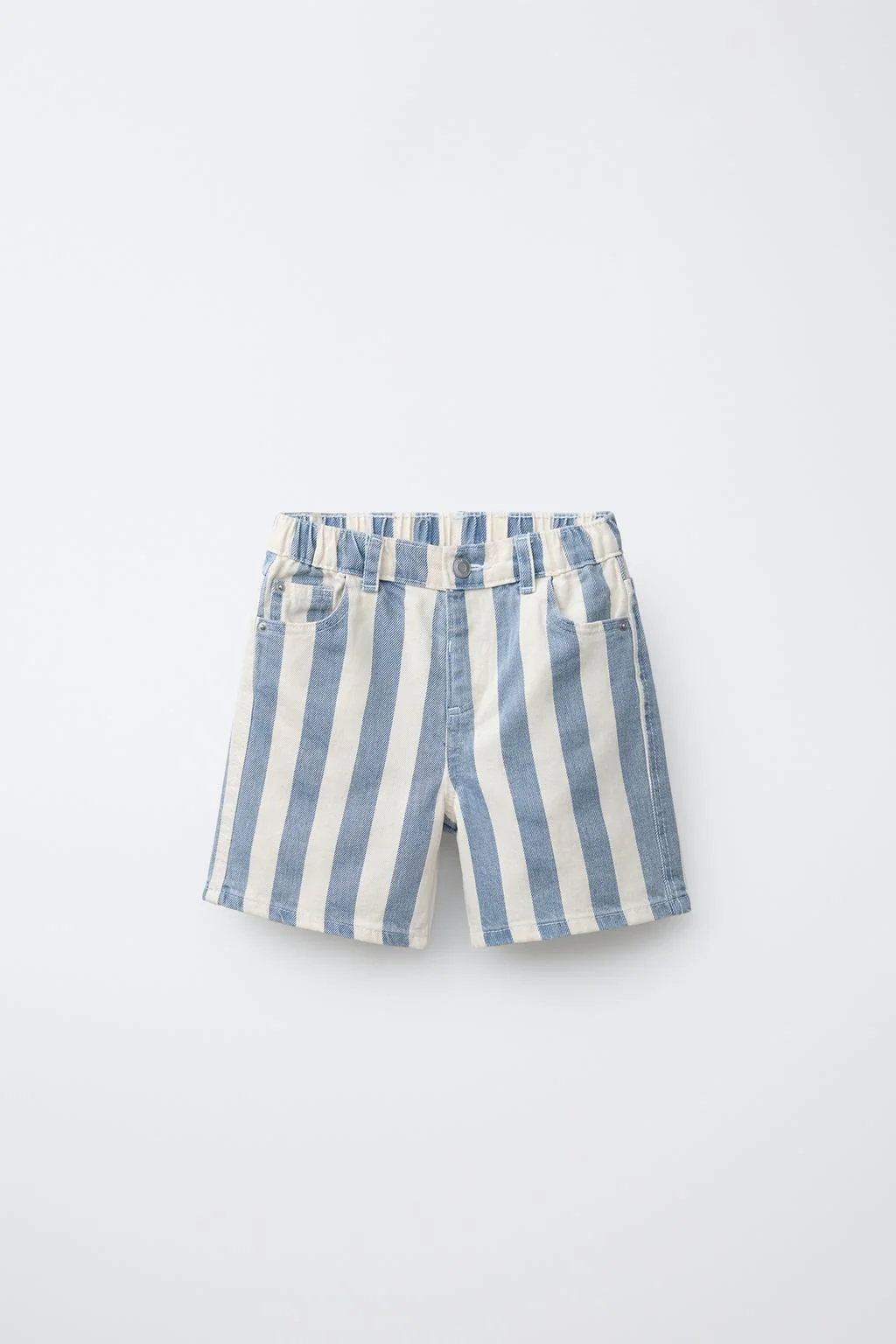 Мешковатые джинсовые шорты-бермуды