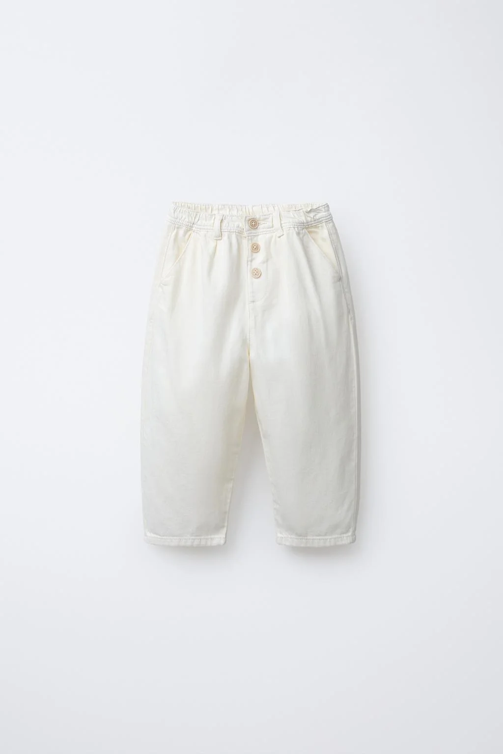 Брюки на пуговицах — Однотонные