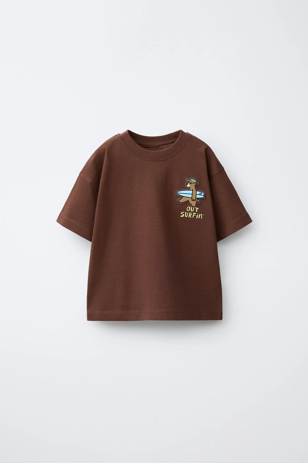 Футболка с резиновым принтом динозавра — КЛУБ ЧУДЕСНЫХ ДЕТЕЙ