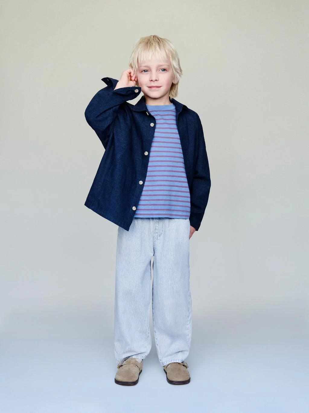 Полосатые джоггеры — Джинсы