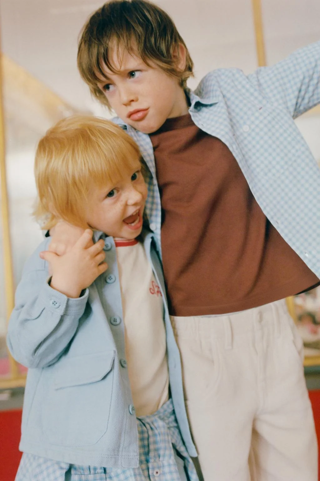 Вафельная верхняя рубашка с карманами