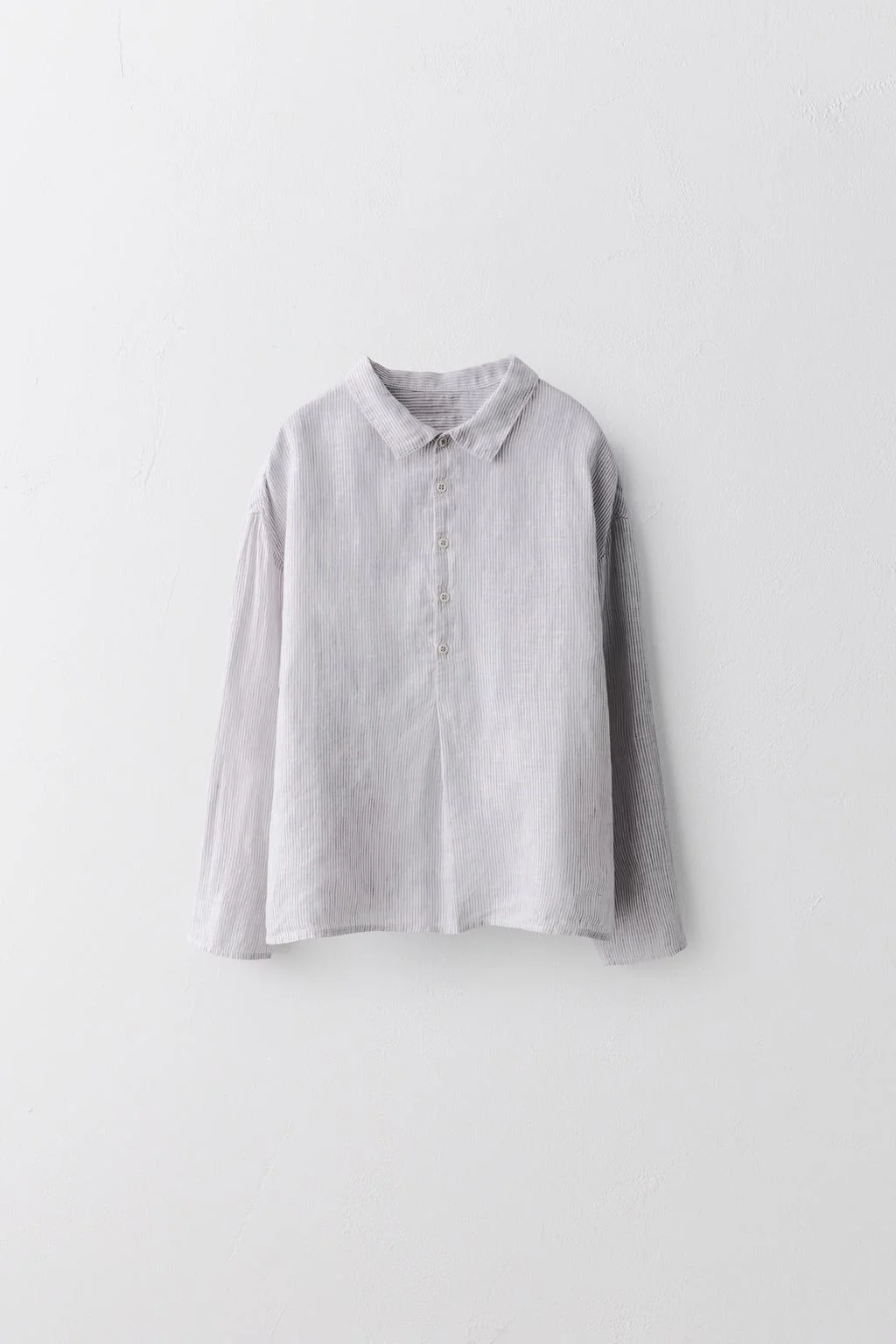 2-5 лет / рубашка из 100% льняного материала в полоску, лимитированная серия