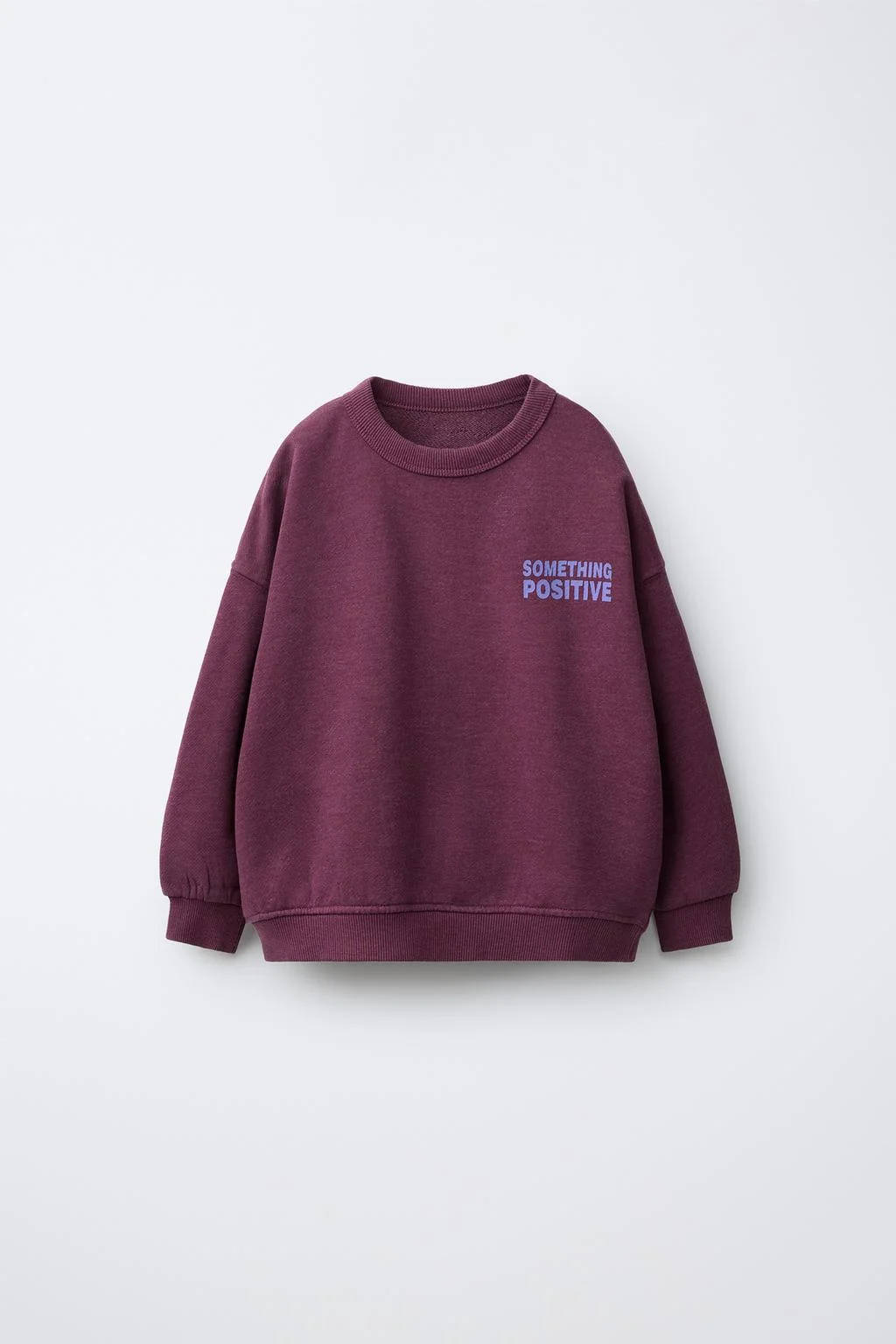 Свитшот с принтом-слоганом