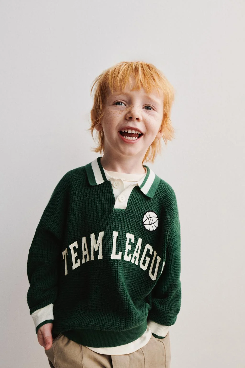 Вафельный поло с текстом