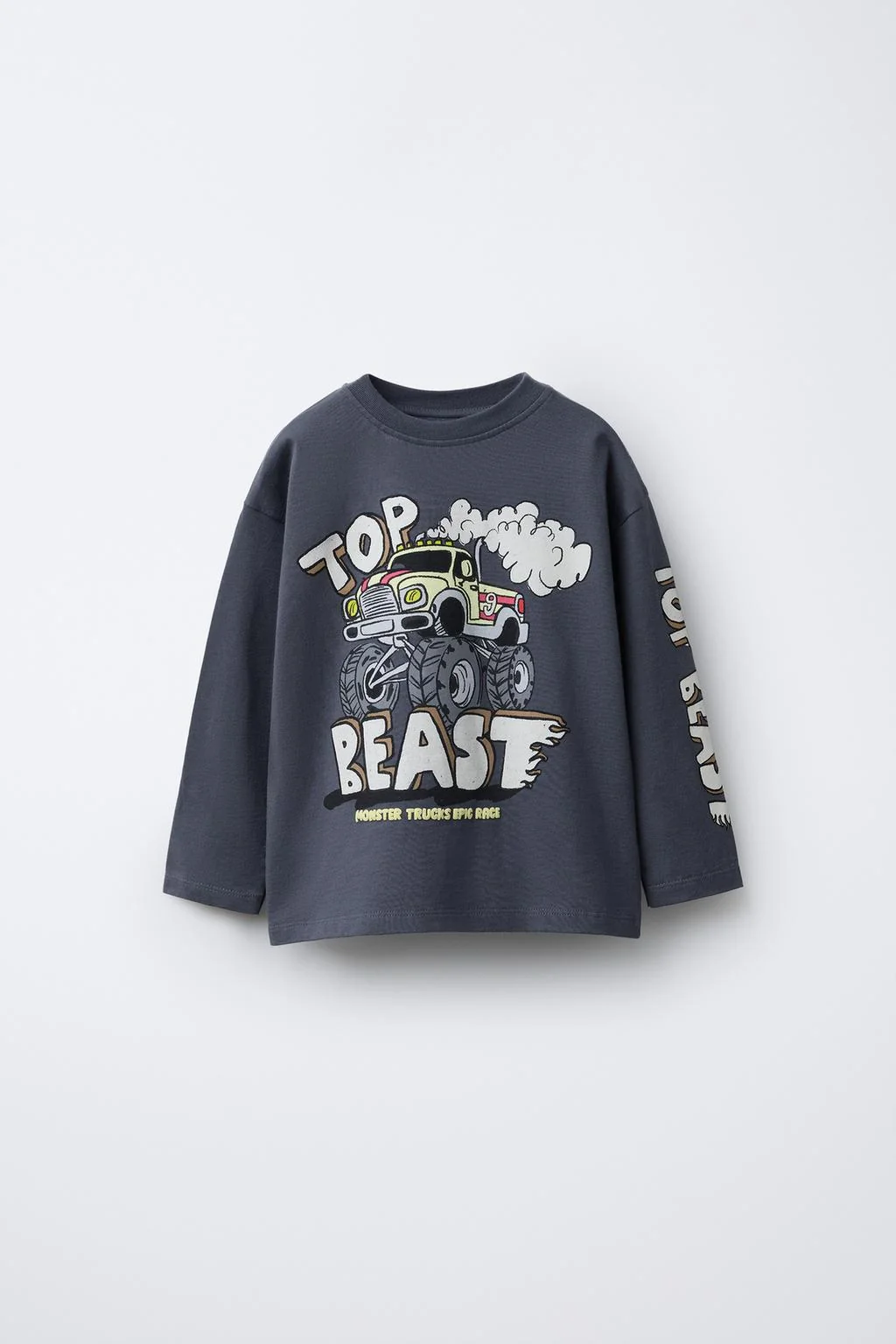 Футболка с принтом Monsters Wheels ©