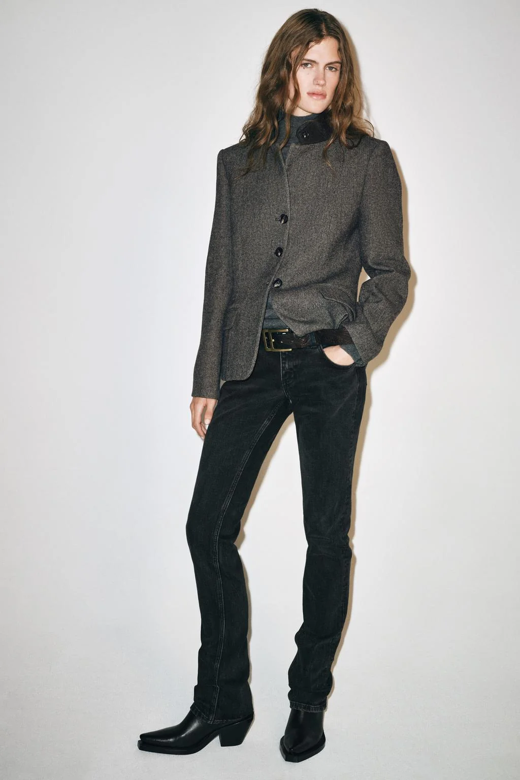 Блейзер ZW COLLECTION из шерстяной смеси