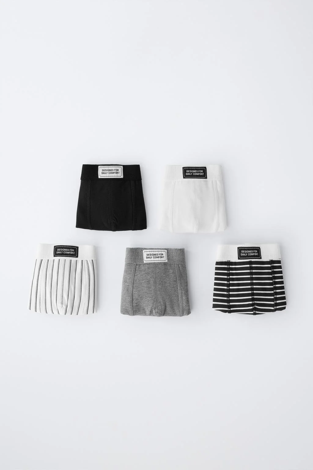 2-6 лет / Набор из 5 трусов-боксеров с ярлыком — 1½ - 6 лет | мальчик