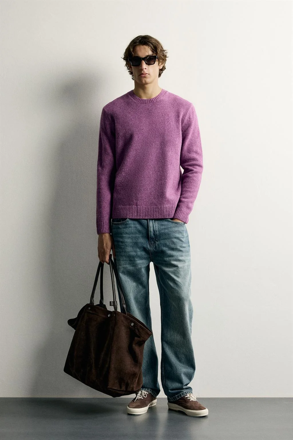 Джемпер из шерстяной смеси regular fit