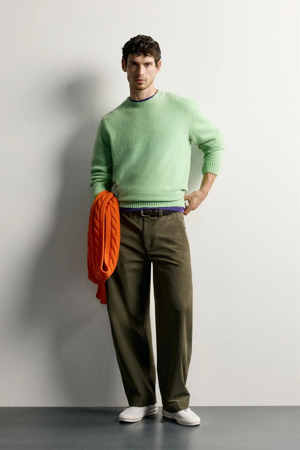 Джемпер из шерстяной смеси regular fit