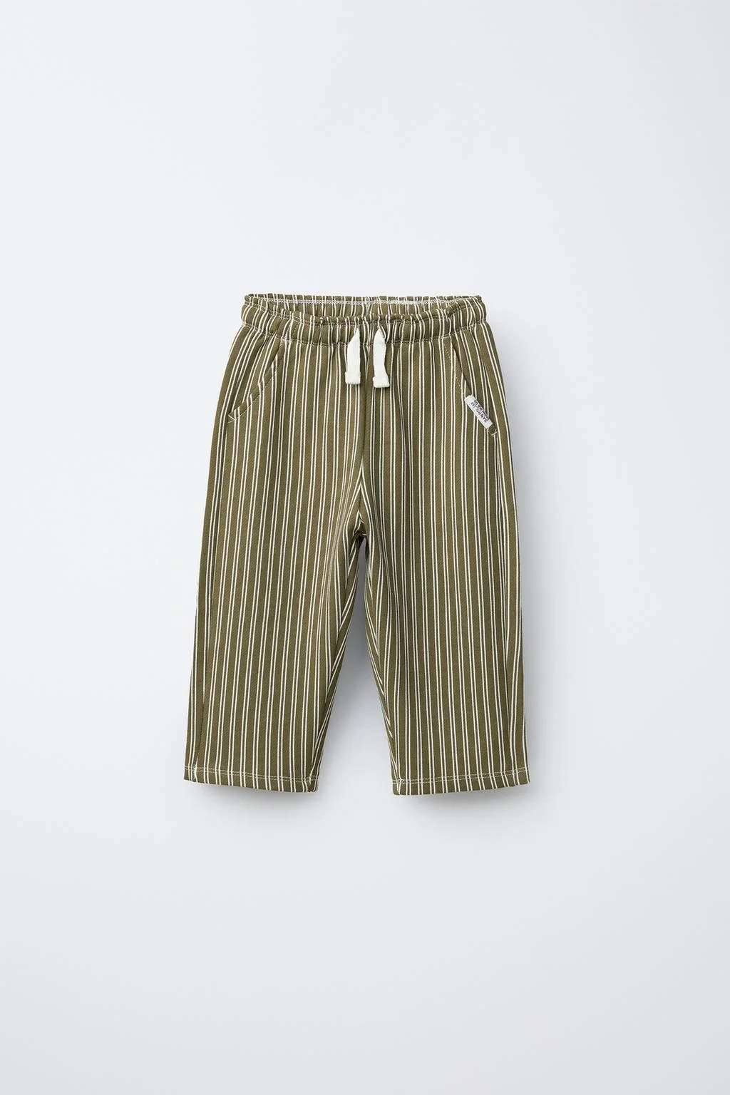 Плюшевые брюки в полоску — Джоггеры