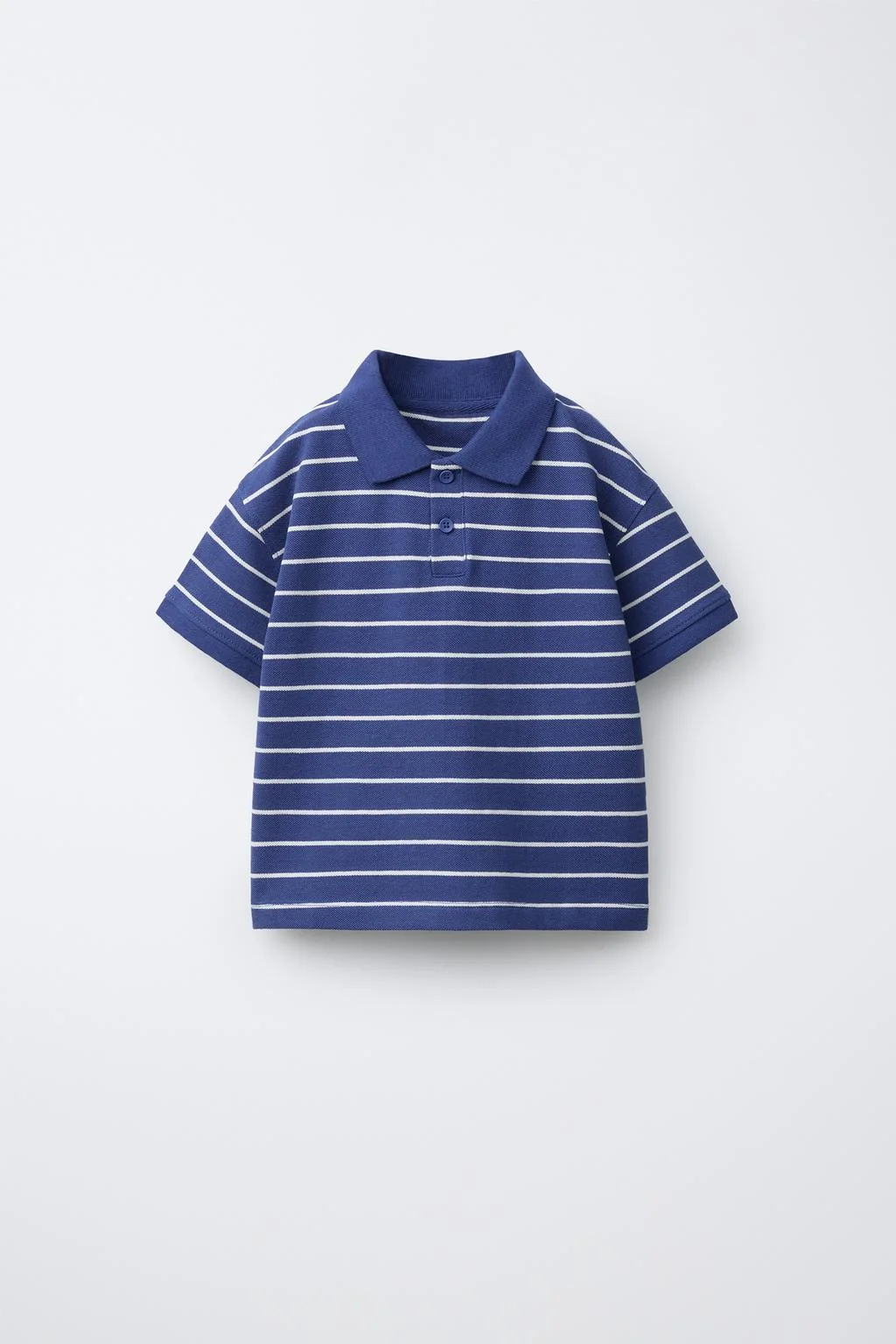 Поло с принтом в полоску