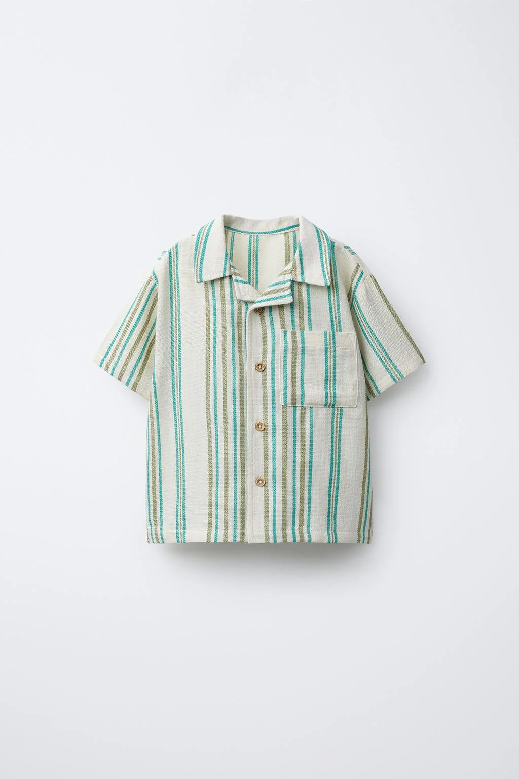 Рубашка с текстурой в полоску