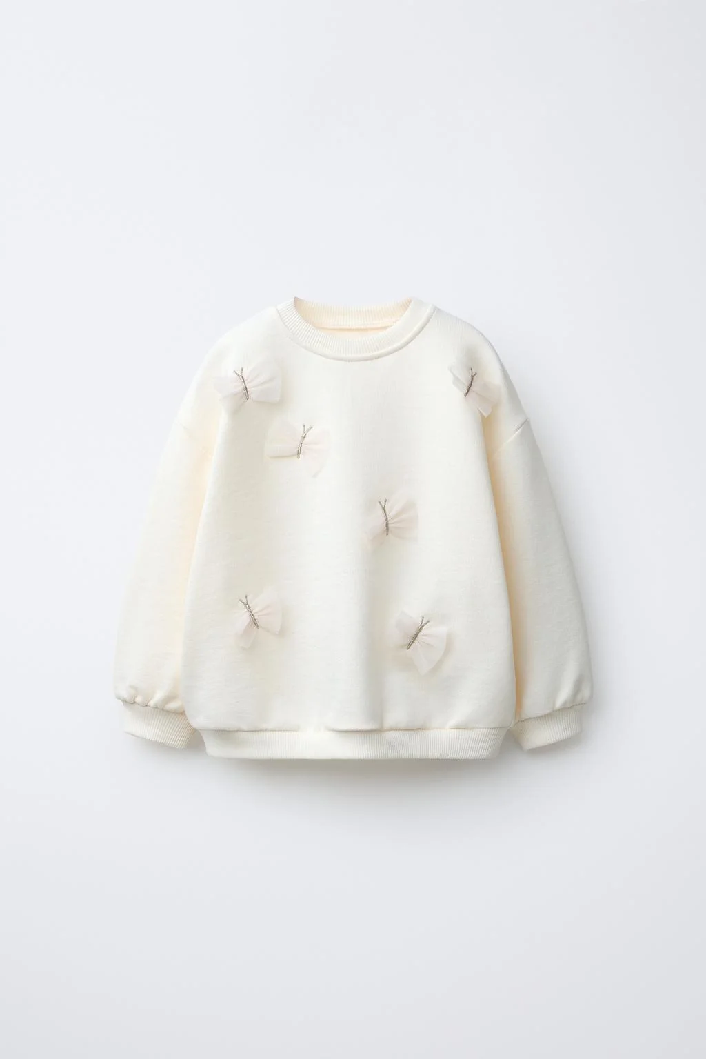 BUTTERFLY TULLE SWEATSHIRT